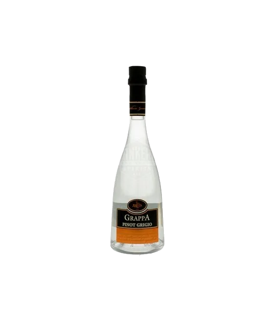 Grappa Pinot Grigio, fles bij slijterij t Bockje in Bathmen
