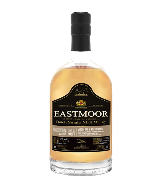 Eastmoor Single Cask batch#1 American Oak, fles bij slijterij t Bockje in Bathmen
