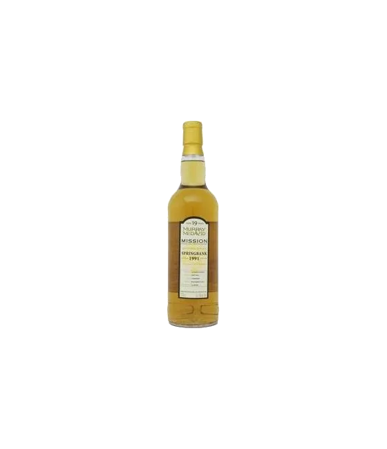 Murray McDavid Mission Gold Series 19Y Springbank 1991, fles bij slijterij t Bockje in Bathmen