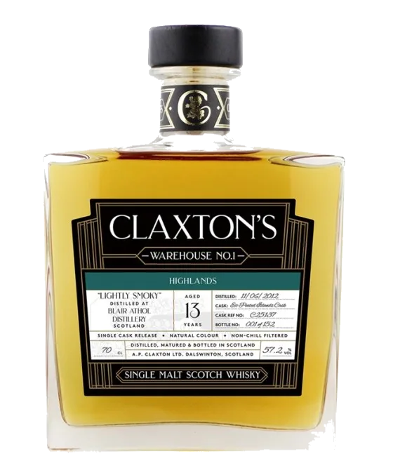 Claxton’s Warehouse No.1 Blair Athol 13 Years Old 2012