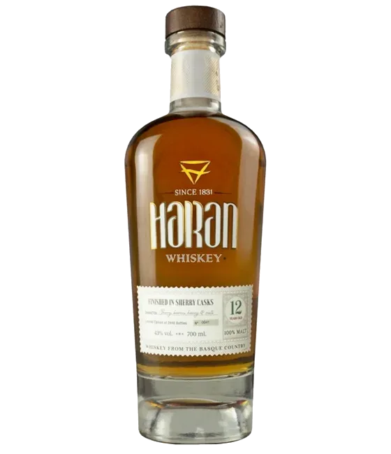 Haran 12 Years Old Basque Malt Sherry Finish, fles bij slijterij t Bockje in Bathmen