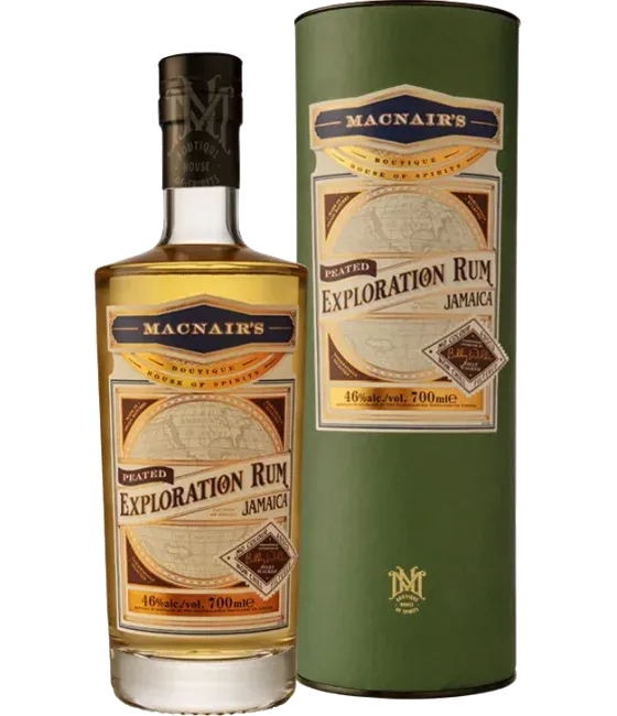 MacNair’s Exploration Rum Jamaica Peated, fles bij slijterij t Bockje in Bathmen