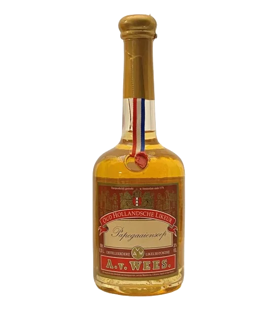 Van Wees Papegaaiensoep, fles bij slijterij t Bockje in Bathmen