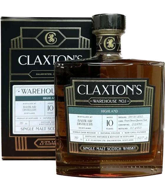 Claxton’s Warehouse No.1 Balblair 10 Years Old