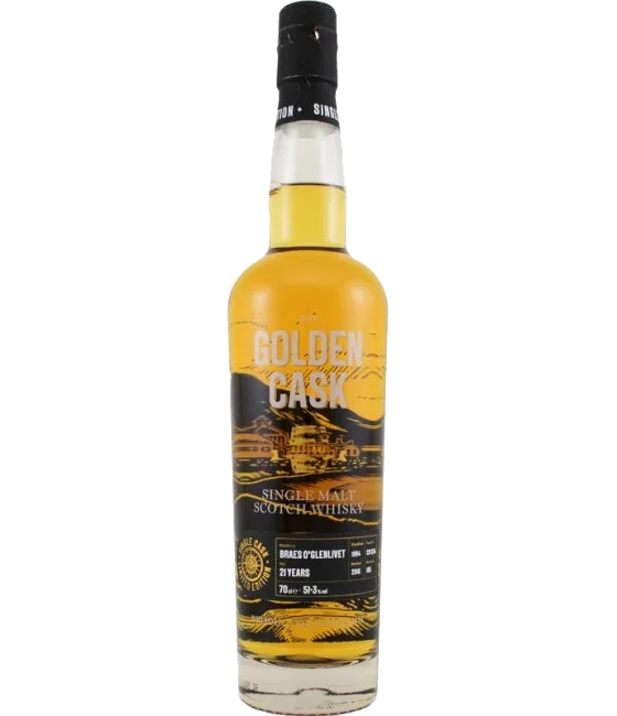 Golden Cask Braes of Glenlivet 21 Years Old 1994 #CM234, fles bij slijterij t Bockje in Bathmen