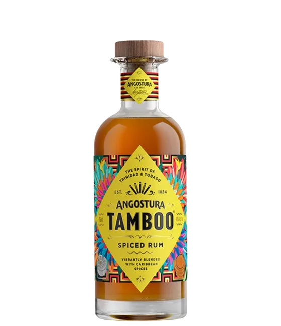 Angostura Tamboo Spiced Rum, fles bij slijterij t Bockje in Bathmen