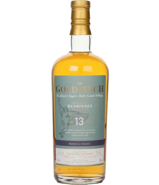 Goldfinch Whisky Merchants Benrinnes 2008 Bodega Series, fles bij slijterij t Bockje in Bathmen