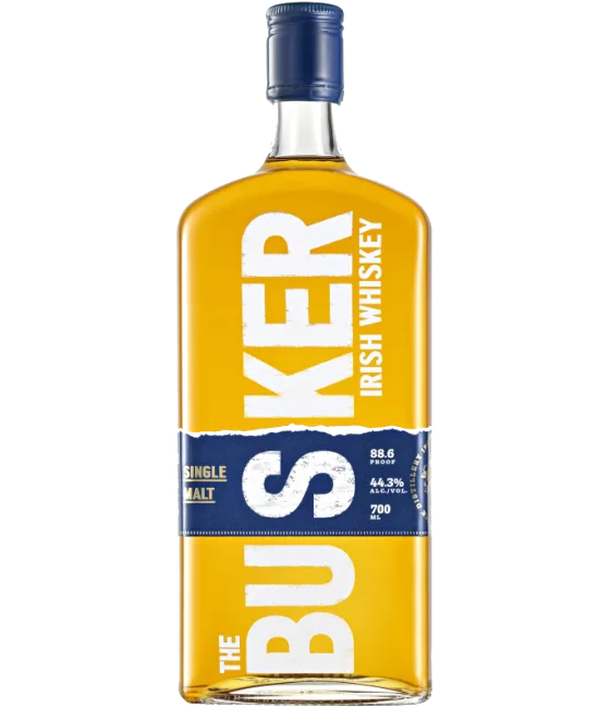 The Busker Single Malt, fles bij slijterij t Bockje in Bathmen