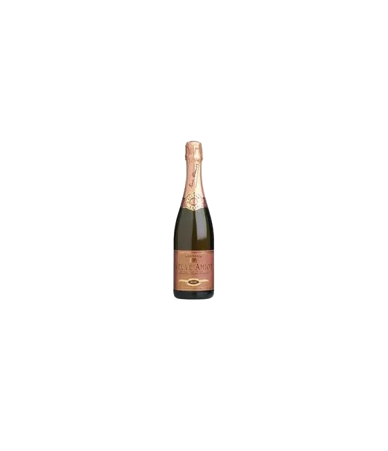 Veuve Amiot Rosé Saumur Brut, fles bij slijterij t Bockje in Bathmen