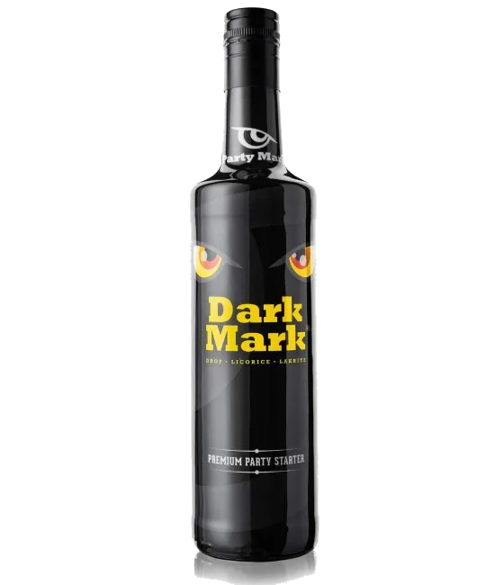 Dark Mark Droplikeur, fles bij slijterij t Bockje in Bathmen