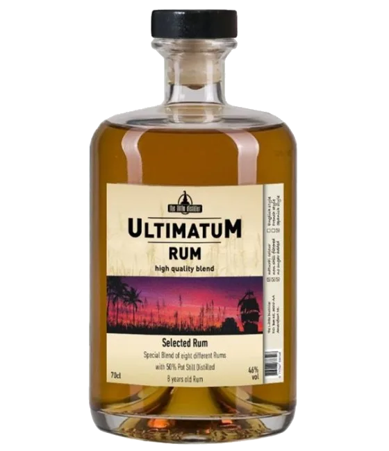 Ultimatum Rum Selected Rum, fles bij slijterij t Bockje in Bathmen