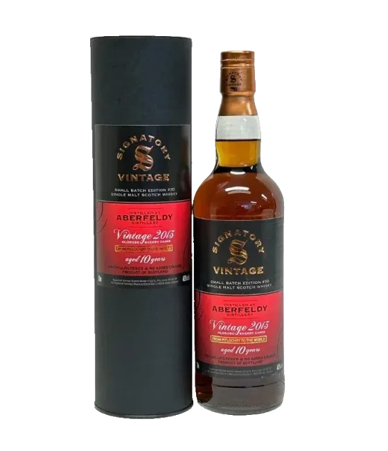Signatory Vintage Aberfeldy 2013 Small Batch Edition #10, fles bij slijterij t Bockje in Bathmen