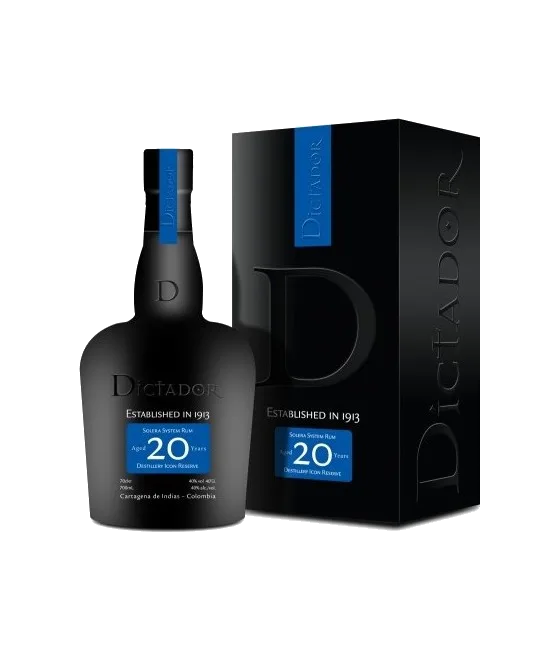 Dictador Rum 20 Years, fles bij slijterij t Bockje in Bathmen