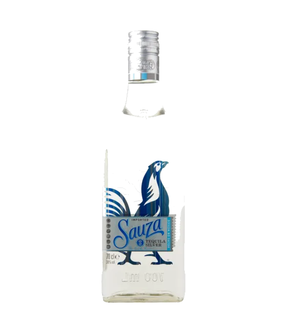 Sauza Tequila silver, fles bij slijterij t Bockje in Bathmen