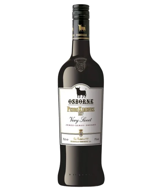 Osborne Pedro Ximenez, fles bij slijterij t Bockje in Bathmen