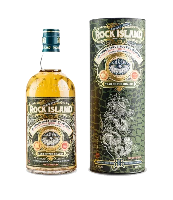 Rock Island Year of the Dragon, fles bij slijterij t Bockje in Bathmen