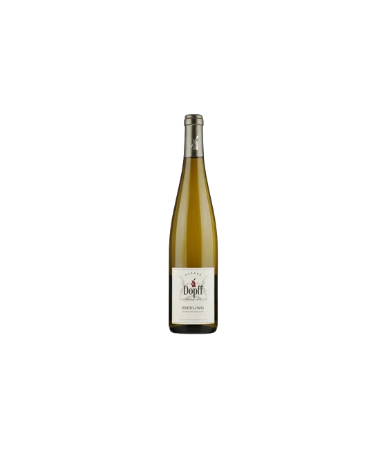 Dopff au Moulin Riesling Domaine Familial, fles bij slijterij t Bockje in Bathmen