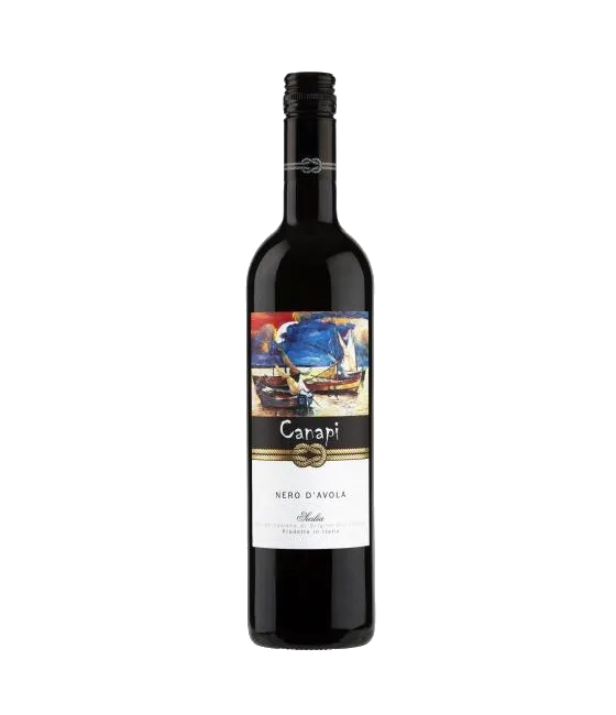 Canapi Nero d’Avola Vegan, fles bij slijterij t Bockje in Bathmen