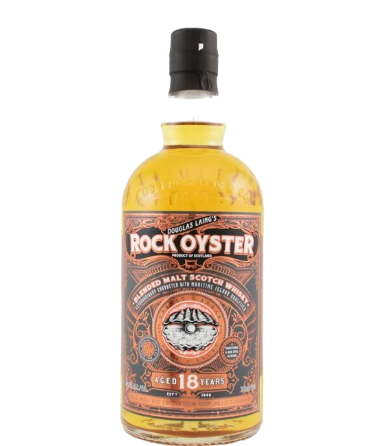 Rock Oyster 18 Years Old, fles bij slijterij t Bockje in Bathmen