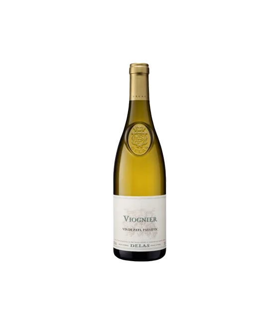 DELAS FRÈRES Viognier Vin de Pays d’Oc, fles bij slijterij t Bockje in Bathmen
