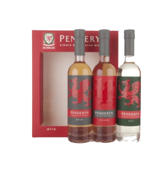Penderyn 3 pack Legend-Myth-Celt, fles bij slijterij t Bockje in Bathmen