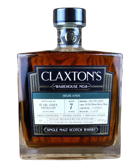Claxton’s Warehouse No.8 Blair Athol 7 YO Highlands