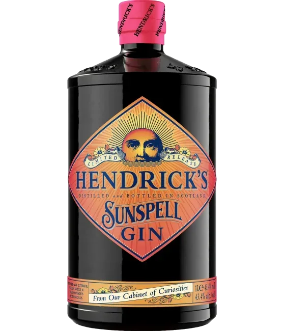 Hendrick’s Sunspell Gin, fles bij slijterij t Bockje in Bathmen