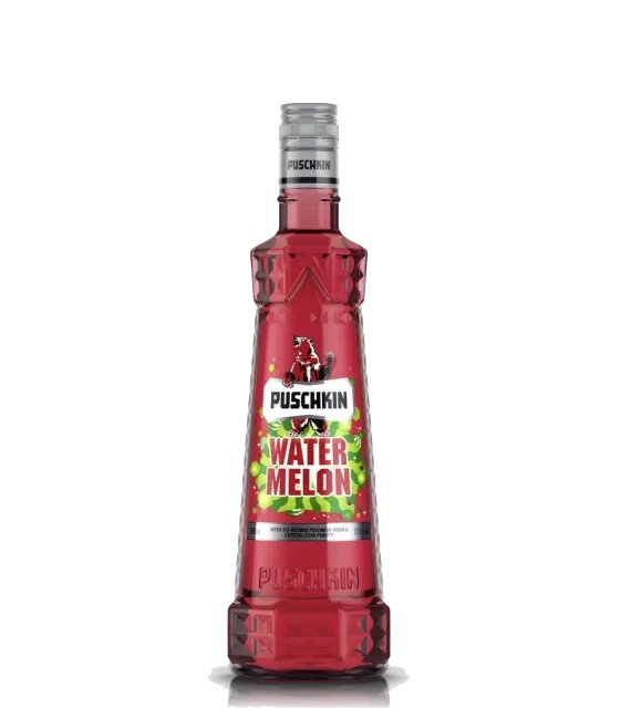 Puschkin Watermelon, fles bij slijterij t Bockje in Bathmen