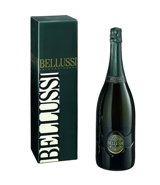 Bellussi Prosecco Superiore Valdobbiadene DOCG Magnum 1,5Ltr, fles bij slijterij t Bockje in Bathmen