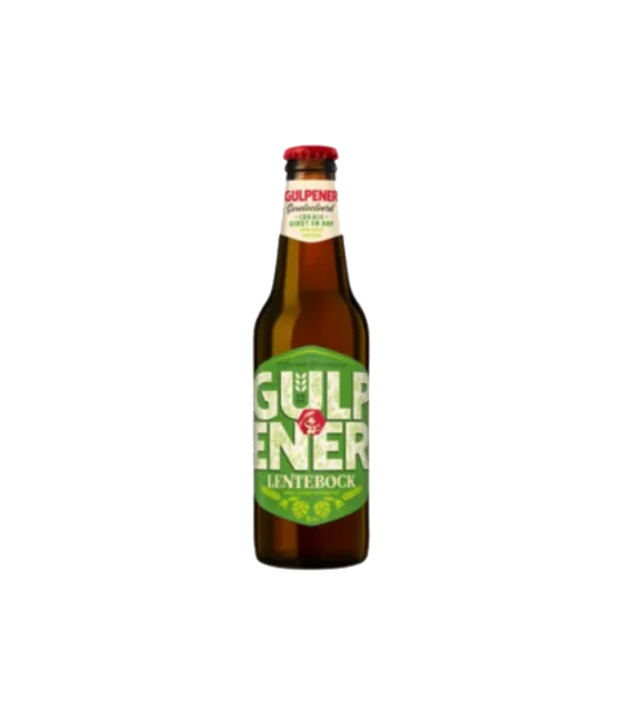 Gulpener Lentebock, fles bij slijterij t Bockje in Bathmen