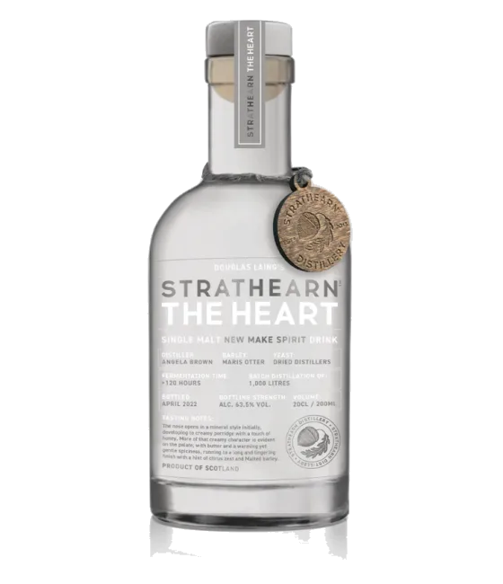 Strathearn The Heart New Make Spirit, fles bij slijterij t Bockje in Bathmen