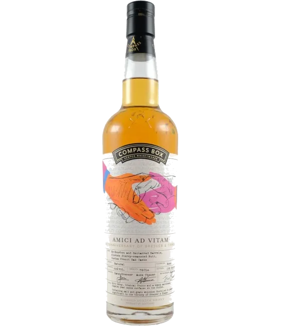 Compass Box Amici Ad Vitam, fles bij slijterij t Bockje in Bathmen