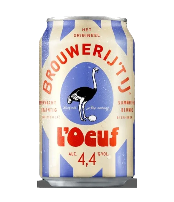 Brouwerij ’t IJ L’Oeuf, fles bij slijterij t Bockje in Bathmen