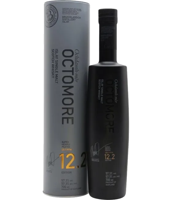 Bruichladdich Octomore 12.2, fles bij slijterij t Bockje in Bathmen