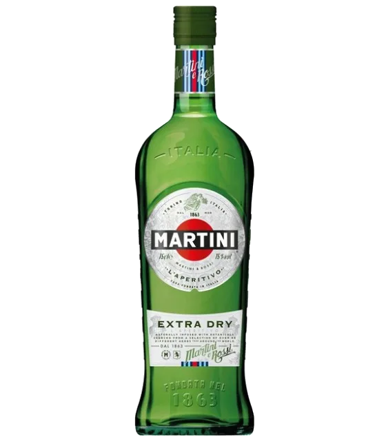 Martini Extra Dry, fles bij slijterij t Bockje in Bathmen