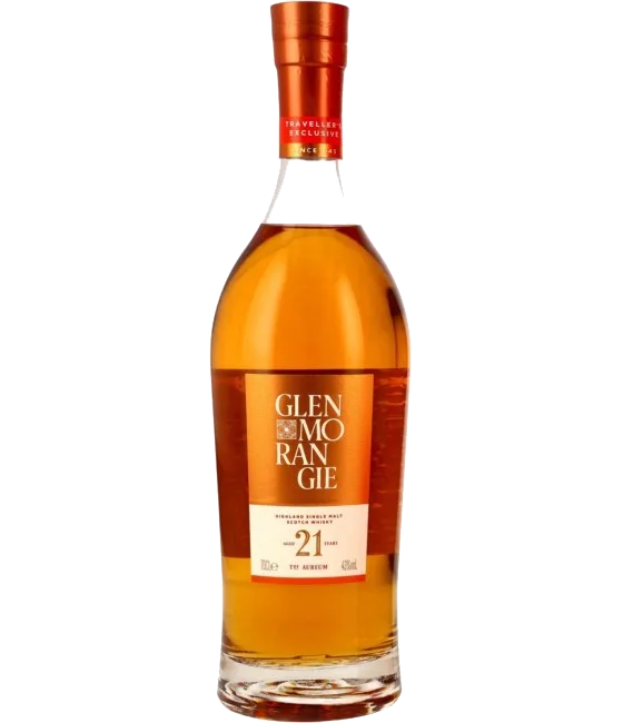 Glenmorangie 21 Years Old The Aureum, fles bij slijterij t Bockje in Bathmen