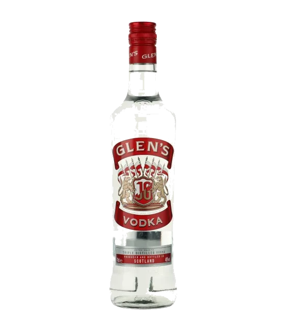 Glen’s Vodka, fles bij slijterij t Bockje in Bathmen
