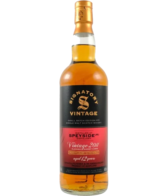Signatory Small Batch Edition #11 Speyside (M) 12 Years Old 2011, fles bij slijterij t Bockje in Bathmen