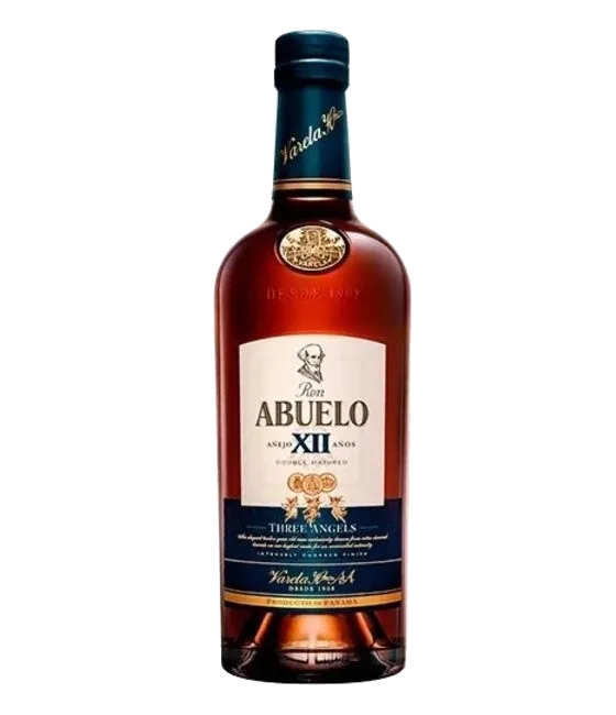 Ron Abuelo Rum XII Three Angels, fles bij slijterij t Bockje in Bathmen