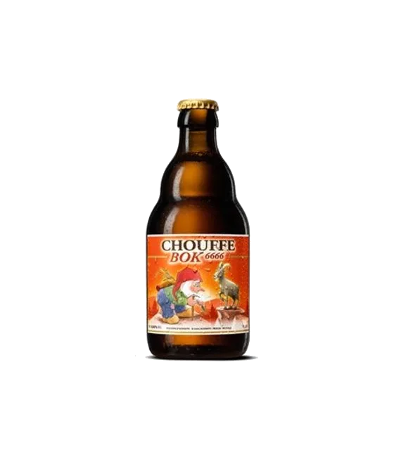 Brasserie d’Achouffe Chouffe Bok 6666, fles bij slijterij t Bockje in Bathmen