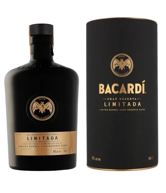 Bacardi Gran Reserva Limitada, fles bij slijterij t Bockje in Bathmen