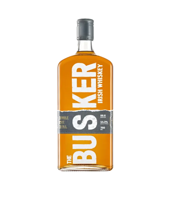 The Busker Single Pot Still, fles bij slijterij t Bockje in Bathmen