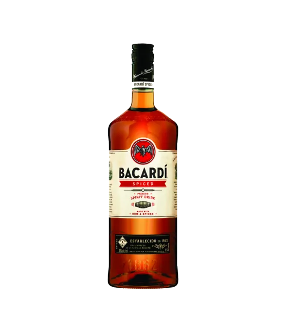 Bacardi Spiced 100 cl, fles bij slijterij t Bockje in Bathmen
