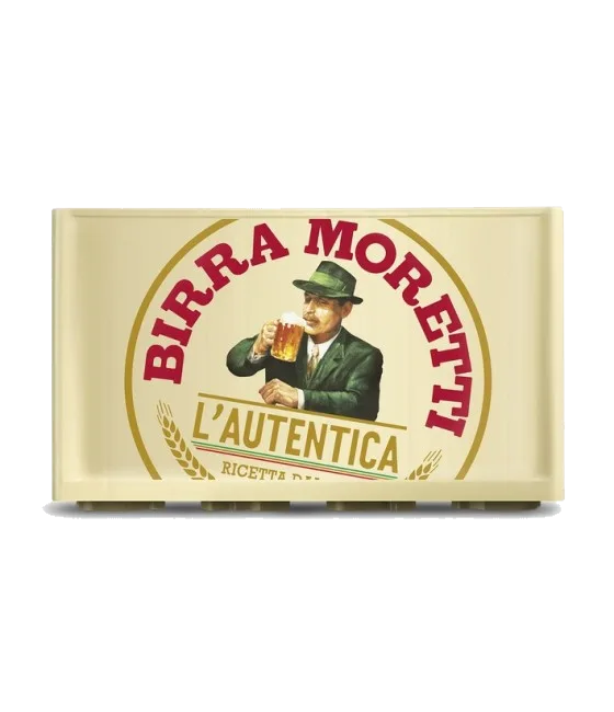 Birra Moretti krat 24x30cl., fles bij slijterij t Bockje in Bathmen