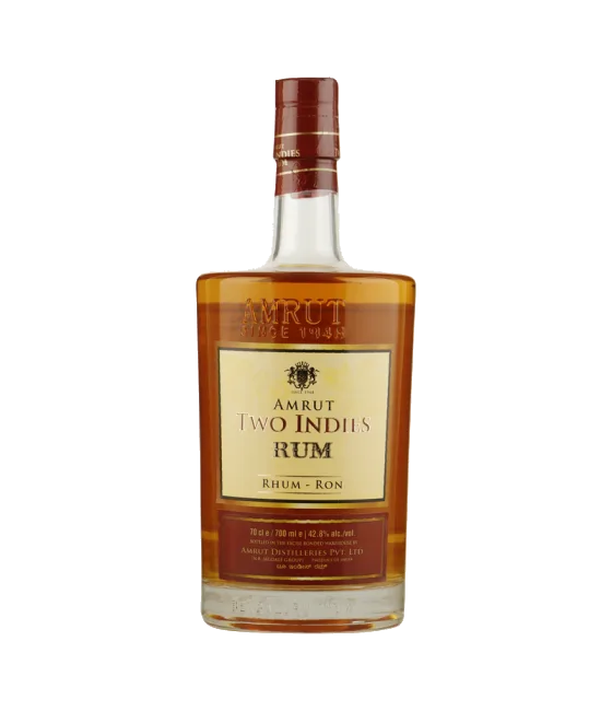 Amrut Two Indies Rum, fles bij slijterij t Bockje in Bathmen