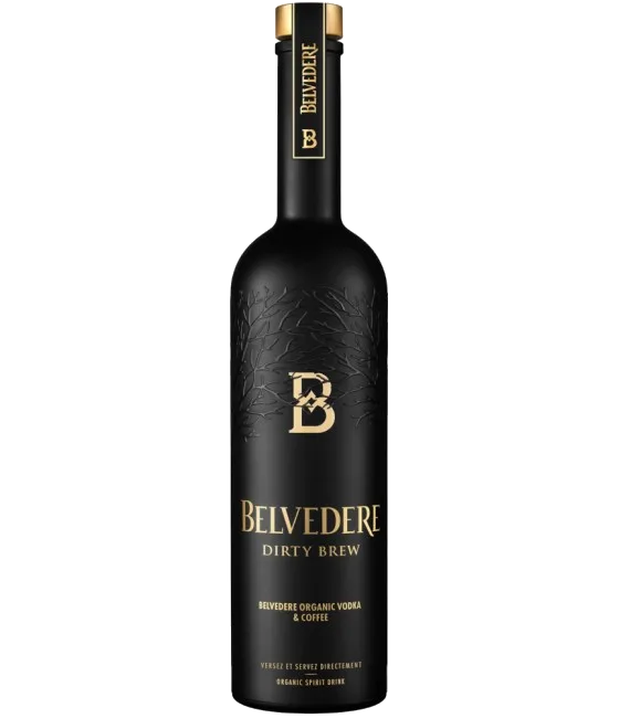 Belvedere Dirty Brew Vodka en Coffe, fles bij slijterij t Bockje in Bathmen