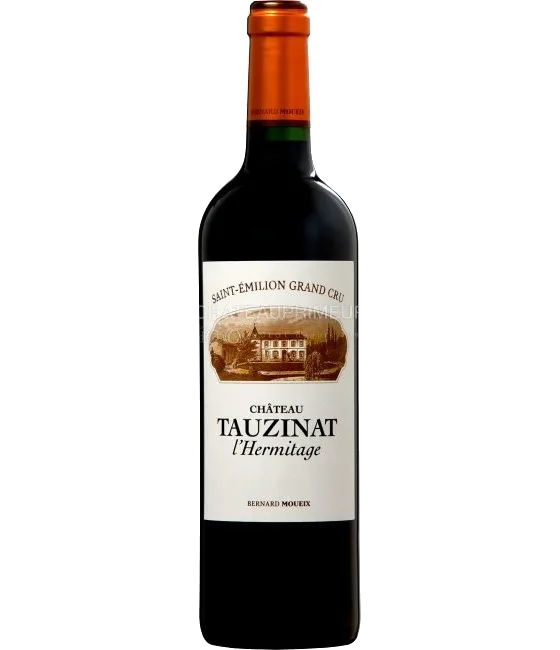 Château Tauzinat l’Hermitage Saint-Émilion Grand Cru, fles bij slijterij t Bockje in Bathmen