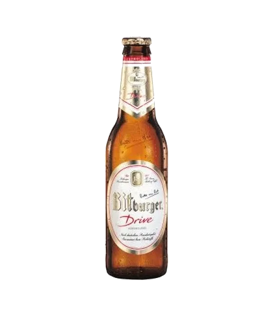 Bitburger Drive Alcoholvrij 0,0, fles bij slijterij t Bockje in Bathmen