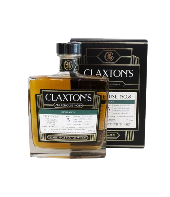 Claxton’s Warehouse No.8 Highlands Croftengea 5Y 2017, fles bij slijterij t Bockje in Bathmen