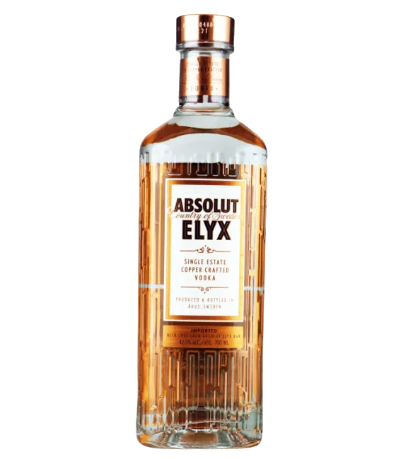 Absolut Elyx, fles bij slijterij t Bockje in Bathmen